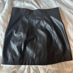 Zara Faux Leather Skirt